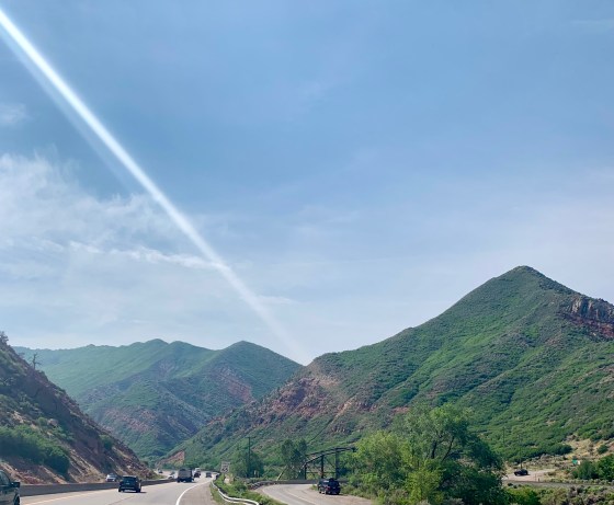 Eastbound view of the Colorado River from